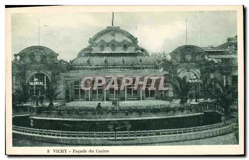 Cartes postales Vichy Facade du Casino