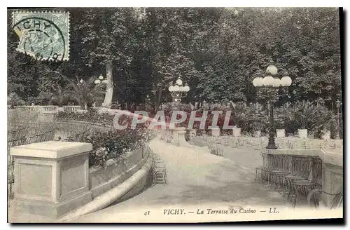 Ansichtskarte AK Vichy La Terrasse du Casino