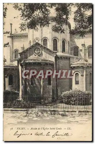 Ansichtskarte AK Vichy Abside de l'Eglise St Louis