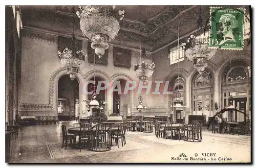 Cartes postales Vichy Salle de Baccara Le Casino