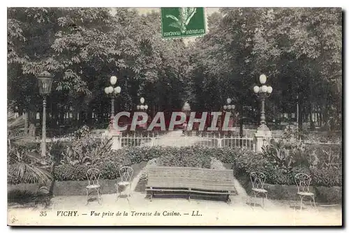 Cartes postales Vichy Vue prise de la Terrasse du Casino