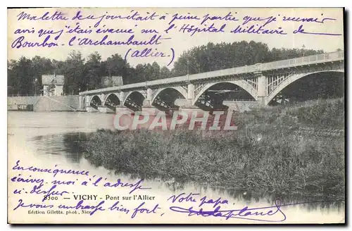 Cartes postales Vichy Pont sur l'Allier