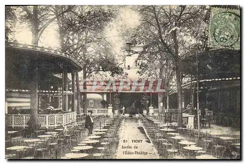 Cartes postales Vichy Jardin de l'Eden Theatre