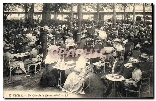 Cartes postales Vichy Un Coin de la Reatauration