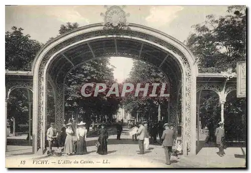 Cartes postales Vichy L'Allee du Casino