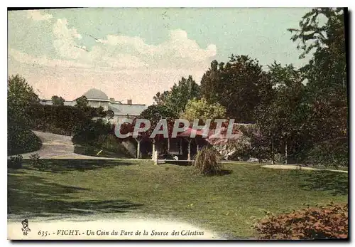 Ansichtskarte AK Vichy Un Coin du Parc de la Source des Celestins