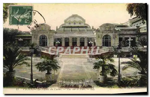 Cartes postales Vichy La Facade du Casino Vue sur le Parc