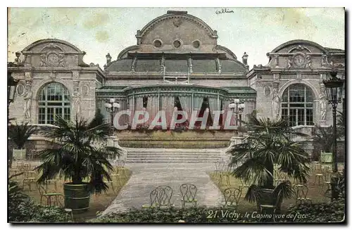Cartes postales Vichy Le Casino vue de face
