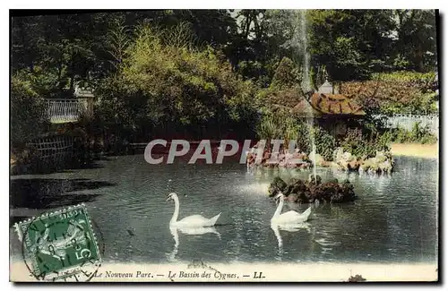 Ansichtskarte AK Vichy Le Nouveau Parc Le Bassin des Cygnes