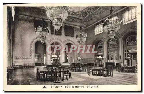 Ansichtskarte AK Vichy Salle de Baccara Le Casino