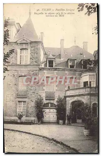 Cartes postales Vichy Pavillon Sevigne