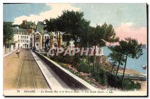 Cartes postales Dinard La Grande Rue et le Bric a Brac