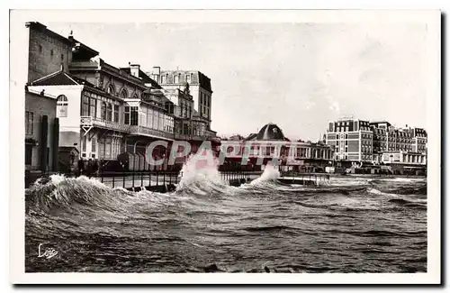 Ansichtskarte AK Cote d'Emeraude Dinard La Plage par Tempete