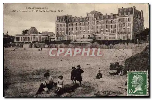 Ansichtskarte AK Cote d'Emeraude Dinard Un Coin de la Plage