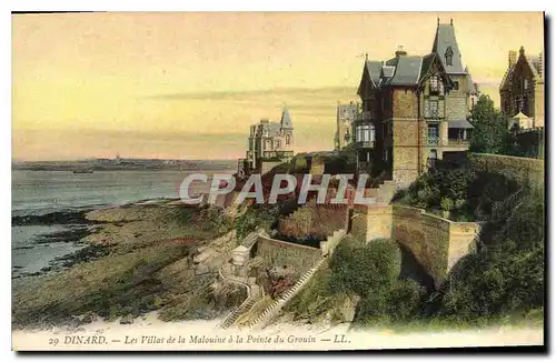 Cartes postales Dinard Les Villas de la Malouine a la Pointe du Grouin