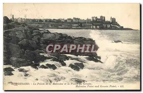 Ansichtskarte AK Dinard La Pointe de la Malouine et la Pointe du Grouin