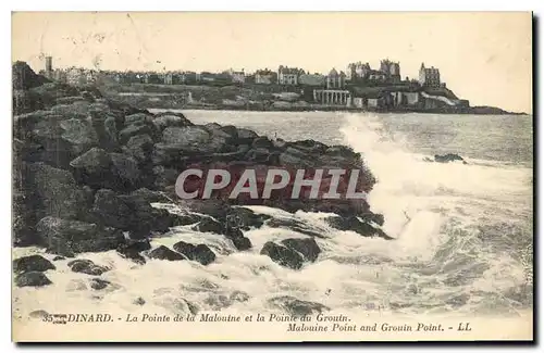 Cartes postales Dinard La Pointe de la Malouine et la Pointe du Grouin