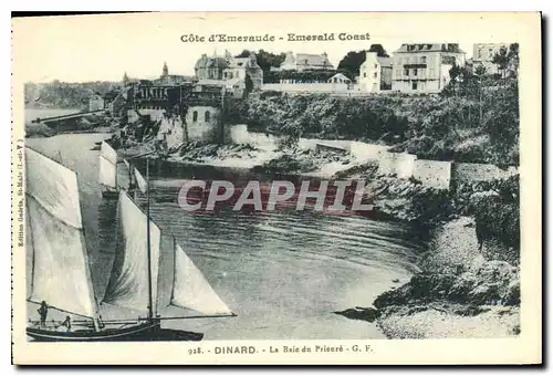 Ansichtskarte AK Dinard La Baie du Prieure Bateau