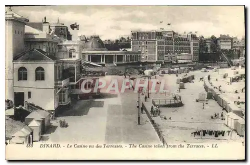 Ansichtskarte AK Dinard Le Casino vu des Terrasses