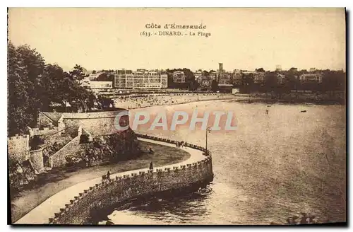 Cartes postales Cote d'Emeraude Dinard La Plage