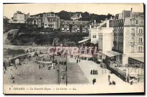 Cartes postales Dinard La Nouvelle Digue Le Casino