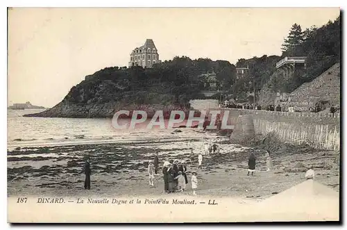 Cartes postales Dinard La Nouvelle Digue et la Pointe du Moulinet