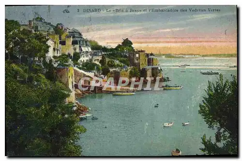 Cartes postales Dinard Le Bric a Brac et l'Embarcadere des Vedettes Vertes