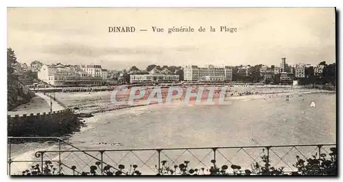 Cartes postales Dinard Vye generale de la Plage