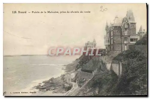 Cartes postales Dinard La Pointe de la Malouine prise du chemin de ronde