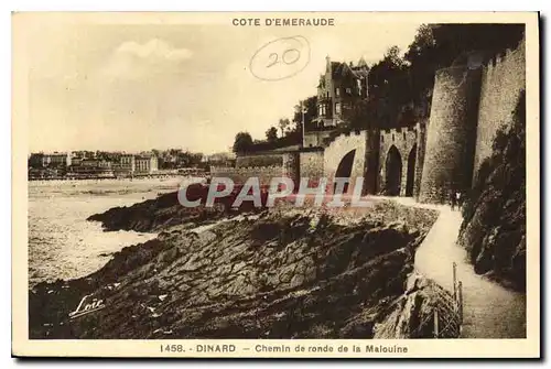 Cartes postales Dinard Chemin de ronde de la Malouine