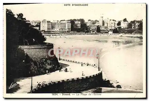 Cartes postales Dinard La Plage de l'Ecluse