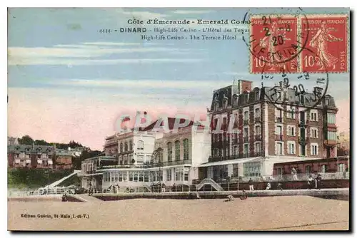 Ansichtskarte AK Cote d'Emeraude Dinard High Life Casino L'Hotel des Terrasses