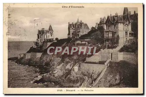 Cartes postales Cote d'Emeraude Dinard La Malouine