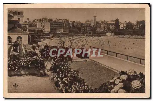 Ansichtskarte AK Dinard La Plage vue du Casino Municipal