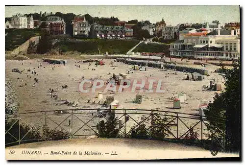 Ansichtskarte AK Dinard Rond Point de la Malouine