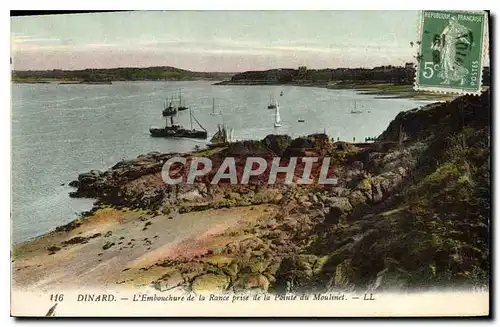 Cartes postales Dinard L'Embouchure de la Rance prise de la Pointe du Moulinet