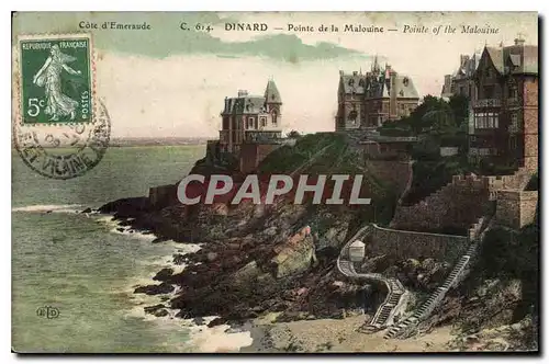 Cartes postales Dinard Pointe de la Malouine