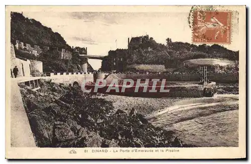 Cartes postales Dinard La Porte d'Emeraude et la Piscine