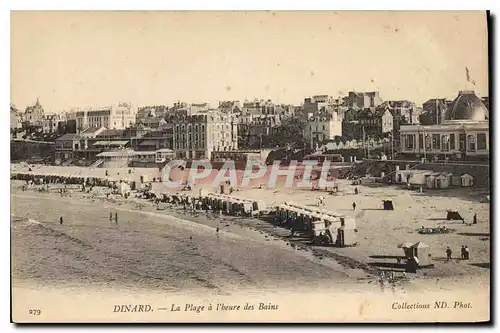 Cartes postales Dinard La Plage a Lheure des Bains