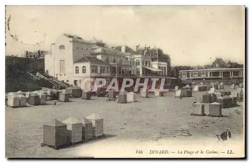 Ansichtskarte AK Dinard La Plage et le Casino