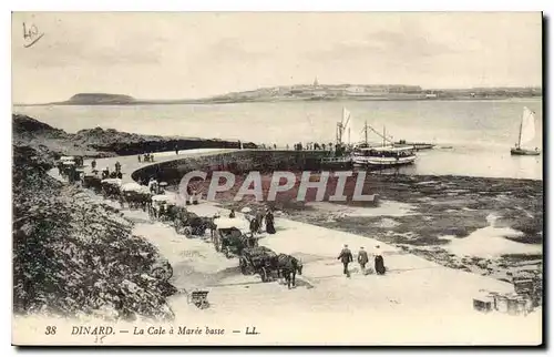 Cartes postales Dinard La Cafe a Maree basse