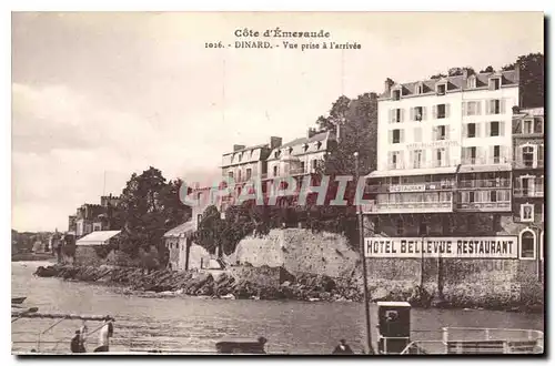 Cartes postales Cote d'Emeraude Dinard Vue prise a l'arrivee