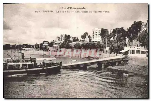 Ansichtskarte AK Cote d'Emeraude Dinard Le Bric a Brac et Debarcadere des Vedettes Vertes