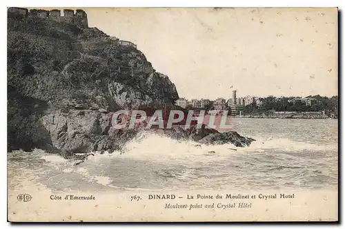 Cartes postales Dinard La Pointe du Moulinet et Crystal Hotel