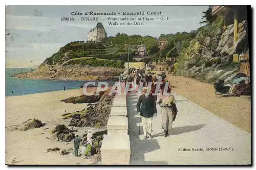 Cartes postales Cote d'Emeraude Dinard Promenade sur la Digue