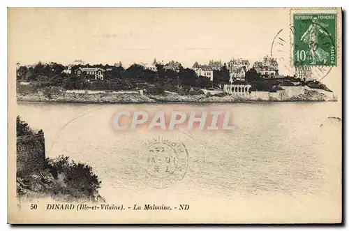 Cartes postales Dinard I et V La Malouine