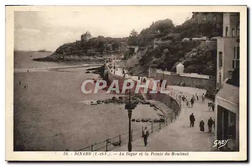 Ansichtskarte AK Dinard I et V La Digue et la Pointe du Moulinet