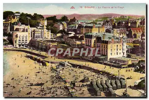 Cartes postales Dinard Le Casino et la Plage