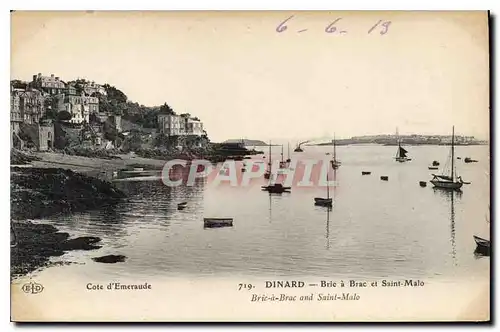 Cartes postales Cote d'Emeraude Dinard Bric a Brac et St Malo