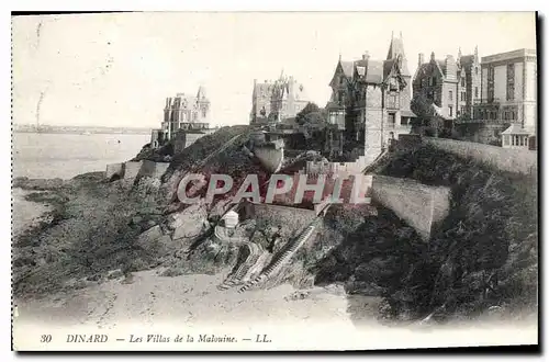 Ansichtskarte AK Dinard Les Villas de la Malouine